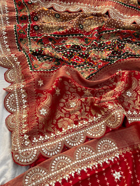 Pure Munga Silk Banarasi Weaving Saree