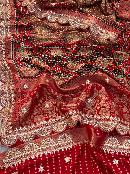 Pure Munga Silk Banarasi Weaving Saree
