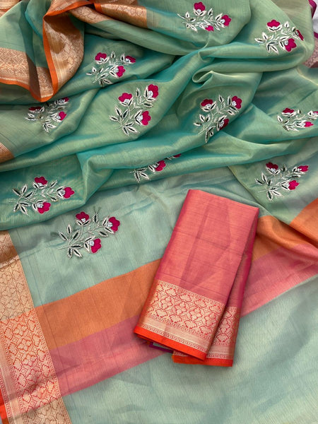 Pure Tissue Silk Banarasi Weaving Saree
