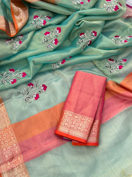 Pure Tissue Silk Banarasi Weaving Saree