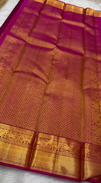 Pure Kanjivaram handloom Bridal silk sarees