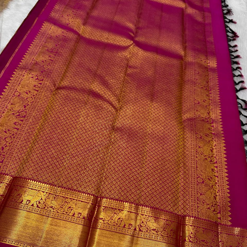 Pure Kanjivaram handloom Bridal silk sarees