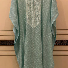 Pure Mulmul Kurta Set with Jaali Motifs for Chic Daywear