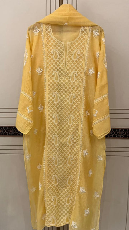 Pure Mul Chanderi Kurta Set for Elegant Everyday & Festive Wear