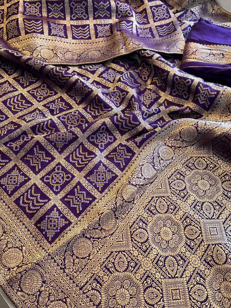 Pure Munga Silk Saree with Meena Banarasi Weaving