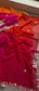 Chiffon Saree with Zardozi, Pearl & Gotapatti Highlights