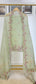 Pure Organza Silk Chikankari Embroidered Suit with Dupatta & Cotton Bottom
