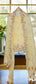 Pure Organza Silk Chikankari Embroidered Suit with Dupatta & Cotton Bottom