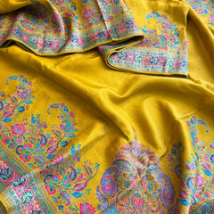 Pure Munga Silk Banarasi Saree with Traditional Meena Weaving