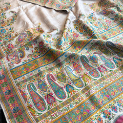 Pure Munga Silk Banarasi Saree with Traditional Meena Weaving