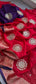 Munga Silk Banarasi Saree with Anchor, Pearl & Zardozi