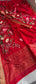 Pure Chinon Crepe Banarasi Saree with Multi-Thread Embroidery